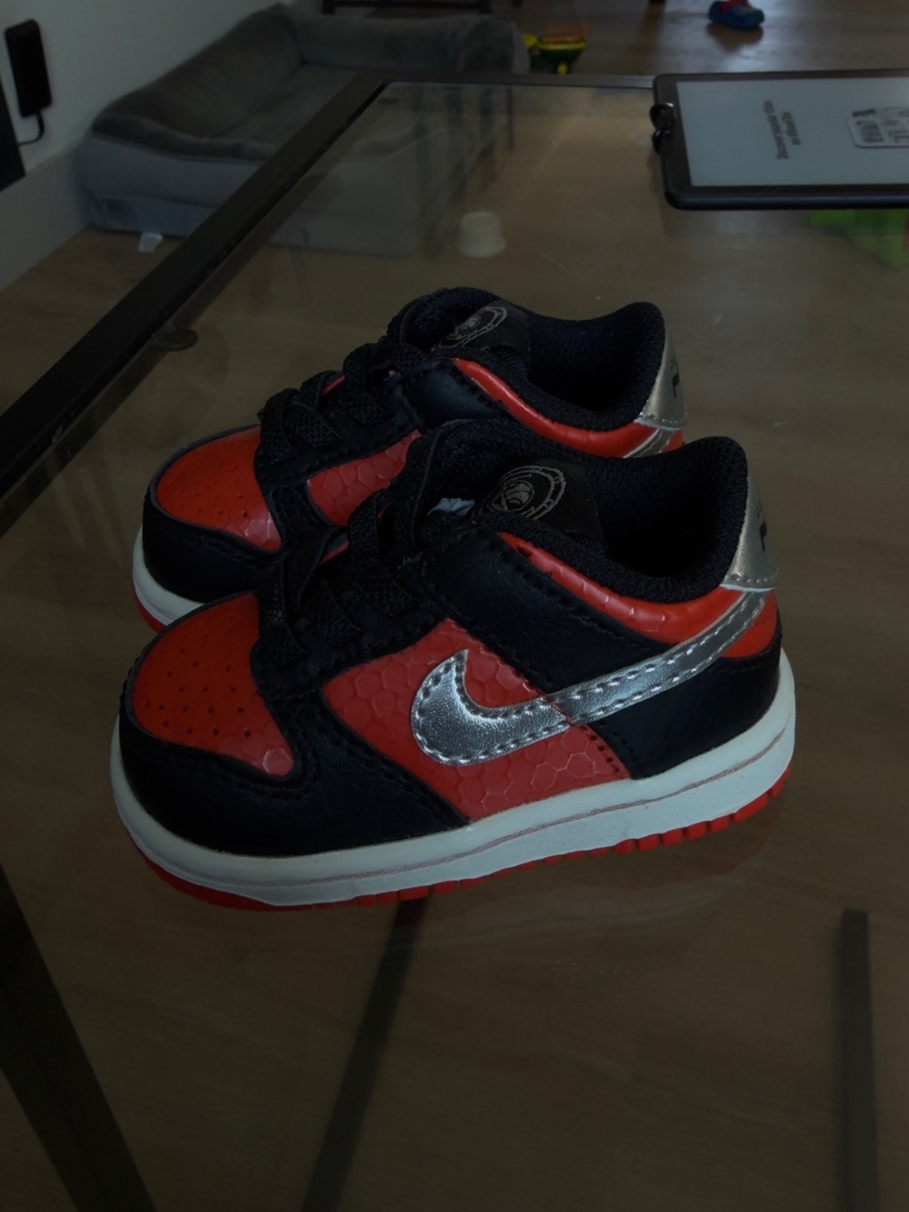 Nike Dunk Toddler 3C Black and Orange